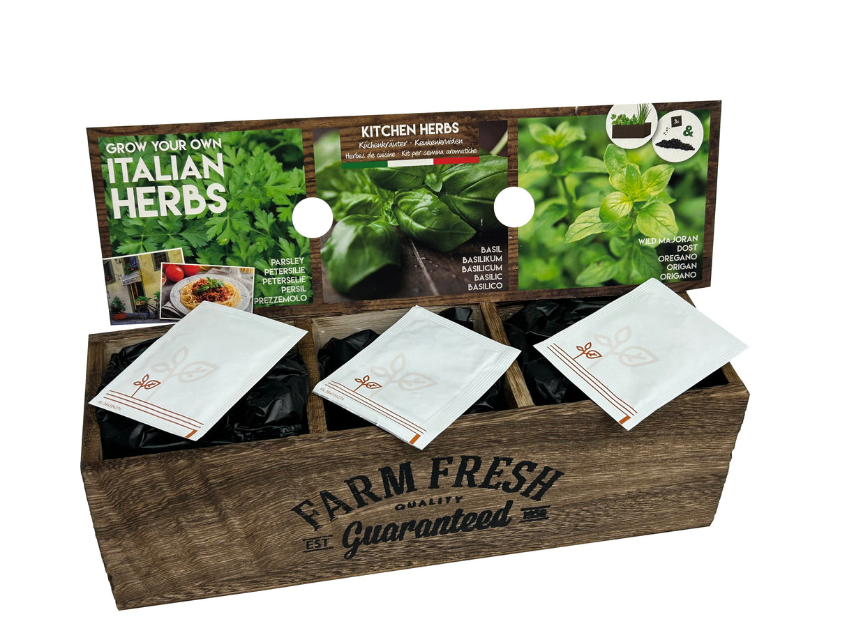 Farm Fresh Herb Kit Trio