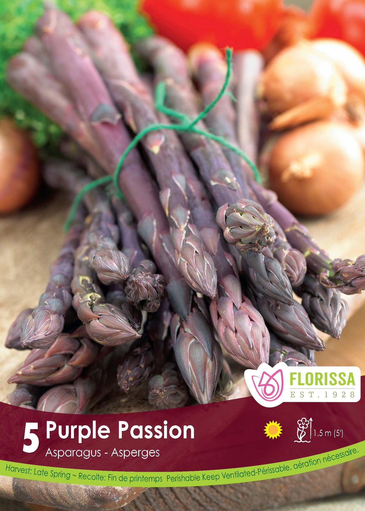 Asparagus - Purple Passion Retail Pkg