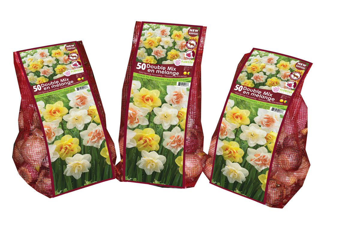 Narcissus - Double Mix Mesh Bagged Bulbs